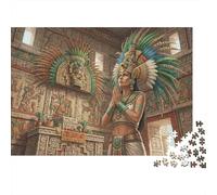 Prières des prêtres mayas Puzzle 1000 Pièces Adultes Et Enfants,Dès 14 Ans, Anti-Stress,Défi,Déco Murale,Premium,Carton,Jeu Éducatif,Détente,Casse-tête 38x26cm