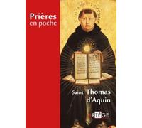 Prières en poche - Saint Thomas d'Aquin