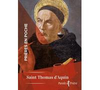 Prières en poche - Saint Thomas d'Aquin - Thomas d' Aquin - Artege - Poche - Essai