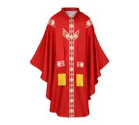 Priest Costume - Ribbon Catholic Chasuble, Mass Vestments Robe For Men