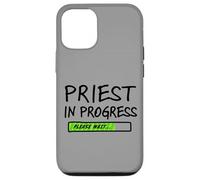 Priest in Progress Please Wait Seminarans Future Priests Coque pour iPhone 12/12 Pro