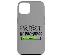 Priest in Progress Please Wait Seminarans Future Priests Coque pour iPhone 13