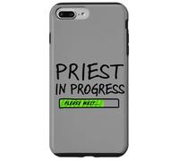 Priest in Progress Please Wait Seminarans Future Priests Coque pour iPhone 7 Plus/8 Plus