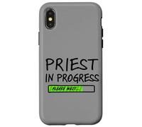 Priest in Progress Please Wait Seminarans Future Priests Coque pour iPhone X/XS