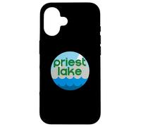 Priest Lake Idaho ID Nature Vacation Design Coque pour iPhone 16