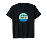 Priest Lake Idaho ID Nature Vacation Design T-Shirt