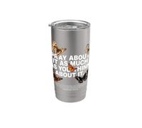 Priez à ce sujet autant que vous le pensez. Foi chrétienne Gobelet isotherme en acier inoxydable double paroi