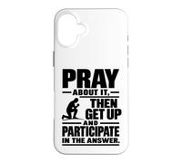 Priez à ce Sujet Puis participez à la réponse Coque pour iPhone 16 Plus