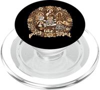 Priez comme Une Fille Saints catholiques Gianna Therese Kateri Joan PopSockets PopGrip pour MagSafe