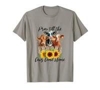 Priez jusqu'à ce Que Les Vaches rentrent à la Maison - Country Farm Life, Cow Lovers T-Shirt