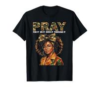 Priez pour Cela : la Foi d'une Femme Camo surmonte Le Pouvoir Spirituel T-Shirt