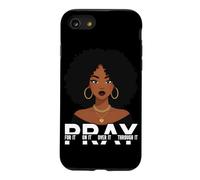 Priez pour Cela, par-Dessus, à Travers Elle, Femmes Noires chrétiennes Coque pour iPhone SE (2020) / 7/8