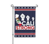 Priez pour le drapeau de jardin de Californie 12x18 Soutenez la Californie Strong Yard Sign Flag God bless California Flag No Flagstand