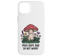 Priez pour l'espoir, ne Vous inquiétez Pas - Vintage Floral Christian Faith Coque pour iPhone 14 Plus