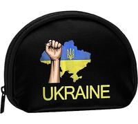 Priez pour l'Ukraine Porte-Monnaie Portefeuille Femmes et Filles Mignon Mode Sac Changement Pochette Porte-clés Femmes Sac à Main Cadeau