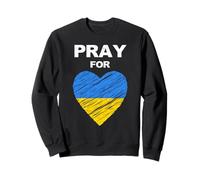 Priez pour l'Ukraine Soutenez Le Peuple ukrainien pour arrêter la Guerre Sweatshirt