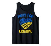 Priez pour l'Ukraine Soutenez l'Ukrainien Je suis avec l'Ukraine Débardeur