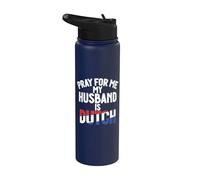 Priez pour moi, mon mari est néerlandais Stainless Steel Insulated Water Bottle