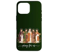 Priez pour Nous Les Saints catholiques prière de la journée des Saints Coque pour iPhone 16 Pro Max
