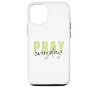 Priez Tous Les Jours. Personne Qui Prie Dieu. Foi chrétienne Coque pour iPhone 12/12 Pro