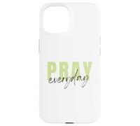 Priez Tous Les Jours. Personne Qui Prie Dieu. Foi chrétienne Coque pour iPhone 15