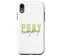 Priez Tous Les Jours. Personne Qui Prie Dieu. Foi chrétienne Coque pour iPhone XR