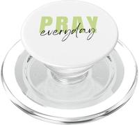Priez Tous Les Jours. Personne Qui Prie Dieu. Foi chrétienne PopSockets PopGrip pour MagSafe