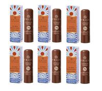 Prija Baume à Lèvres Végan avec Huile de Jojoba, Beurre de Karité et Cire de Tournesol, Prend Soin de Vos Lèvres Naturellement, Baume à Lèvres Hydratant en Stick 6 x 4,5ml