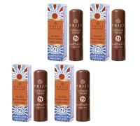 Prija Baume à Lèvres Végan avec Huile de Jojoba, Beurre de Karité et Cire de Tournesol, Prend Soin de Vos Lèvres Naturellement, Baume à Lèvres Hydratant en Stick 4 x 4,5ml