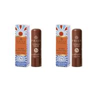 Prija Baume à Lèvres Végan avec Huile de Jojoba, Beurre de Karité et Cire de Tournesol, Prend Soin de Vos Lèvres Naturellement, Baume à Lèvres Hydratant en Stick 2 x 4,5ml