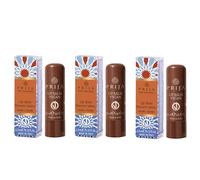 Prija Baume à Lèvres Végan avec Huile de Jojoba, Beurre de Karité et Cire de Tournesol, Prend Soin de Vos Lèvres Naturellement, Baume à Lèvres Hydratant en Stick 3 x 4,5ml