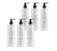 Prija Crème Corporelle Tonifiante Augmente l'Hydratation et l'Élasticité avec de l'Huile d'Avocat et de l'Extrait de Noyer Vert, Crème Hydratante Corporelle Légèrement Parfumée 6 x 380ml