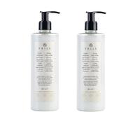 Prija Crème Corporelle Tonifiante Augmente l'Hydratation et l'Élasticité avec de l'Huile d'Avocat et de l'Extrait de Noyer Vert, Crème Hydratante Corporelle Légèrement Parfumée 2 x 380ml