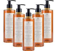 Prija Gel Douche et Shampooing 2 en 1 Vitalisant avec Extrait de Ginseng, Gel Lavant Hydratant et Énergisant pour les Cheveux et le Corps avec Pompe Doseuse 5 x 380ml
