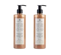 Prija Mousse de Bain Crémeuse Vitalisante, Texture Nacrée pour un Coup d’Éclat, Nettoie en Douceur et Hydrate la Peau avec Extrait de Ginseng 2 x 380ml