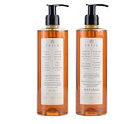 Prija Savon liquide + cheveux et corps revitalisant au ginseng 2 x 380 ml Soap Wellness Spa Gel douche Shampoing cheveux Savon