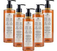 Prija Ginseng Savon Liquide Vitalisant - 5 x 380 ml - Pour un Usage Quotidien - Testé Dermatologiquement - Convient aux Véganes - Lot de 5 pièces