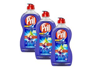 Pril 5 Plus Lot de 3 flacons de liquide vaisselle Ultra Plus 450 ml