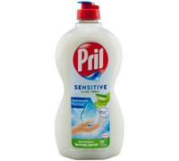 Pril Liquide Vaisselle SENSITIVE 1 x 450ml Aloe Vera - PH Neutre pour La Peau