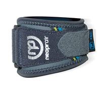 PRIM NEOPRAIR |Sangle Épicondylite du coude et du coude au tennis | Epitrocleitis Golfer's Elbow (coude du golfeur) | Taille Unique Bilatéral | Couleur Gris