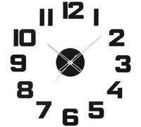 Prim Veneer Colorino Horloge Murale DIY en Bois, Fabriquée en UE, Décoration Murale, Diamètre de 600 à 1000 mm, Chiffres 3D, Grande Taille XXL, pour Cuisine, Chambre