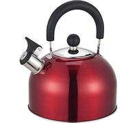 Prima Bouilloire sifflante en Acier Inoxydable Rouge 2,5 L