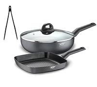 Prima Collection Black Set Wok et grill et pince Smart
