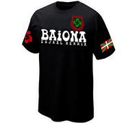 PRIMA ITALIA T-Shirt Bayonne Pays Basque - Baiona Euskal Herria - Réf PRIMABASQ001