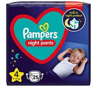 Pampers Night Pants Size 4 couches-culottes à usage unique pour la nuit 9-15 kg 25 pcs