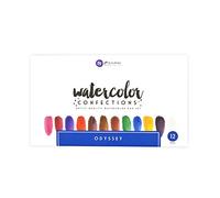 Prima Marketing Aquarelle Confections Art PHILOSOPHY Lot de 12 moules à aquarelle Odyssey