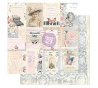 Prima Marketing French Blue By Frank Garcia Double-Sided Cardstock 12"X12"-Always