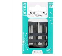 Prima Mercerie | Aiguilles à coudre |lot de 20 Aiguilles longues | fines ou standard