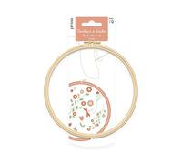 Prima Mercerie | Tambour à broder 15 cm | Cadre à broder en bambou, cercle broderie réglable