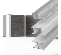 Prima Renovierungs-Systeme Raccord de socle pour socle de 19 mm - Idéal pour les plaques de cuisine (150 mm - Profil en H, blanc)